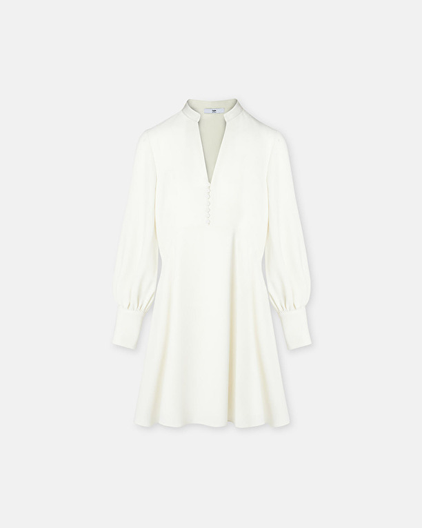 Rosalinda dress Ecru flared dress ZAPA