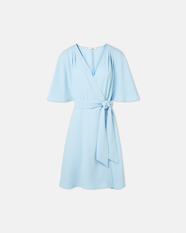 Russell dress Sky blue wrap dress ZAPA