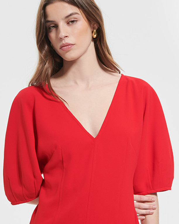 Revia dress Short red dress ZAPA