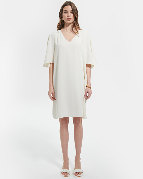 Rubilinda dress Short ecru dress ZAPA