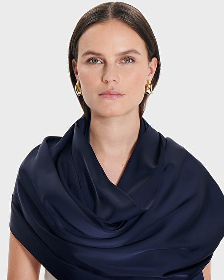 Esther stole nocturnal satin stole zapa