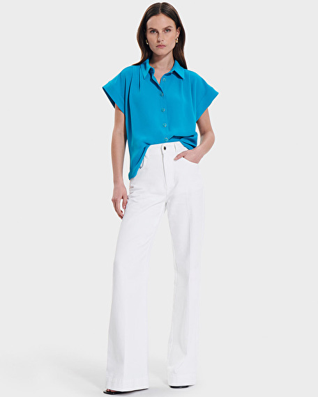 Top tarina peacock short sleeve shirt zapa