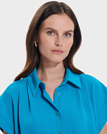 Top tarina peacock short sleeve shirt zapa