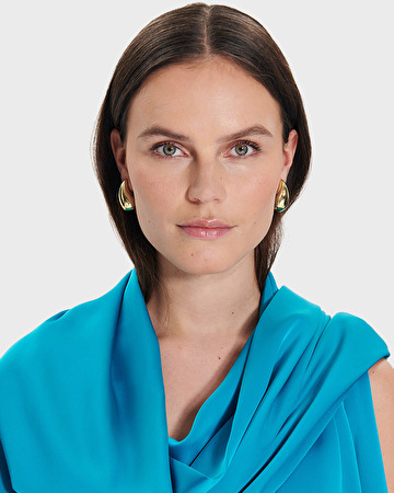 Tiberina shirt Red flowing shirt ZAPA