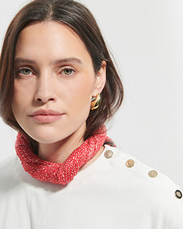 Frida stole Red print stole ZAPA