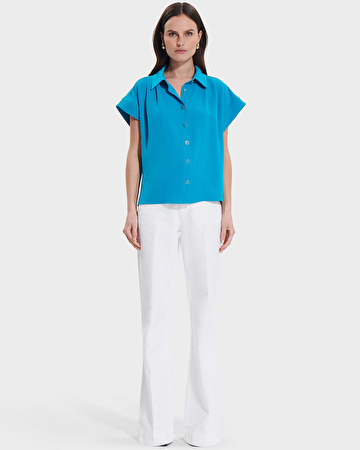 Top Tarina Peacock short sleeve shirt ZAPA
