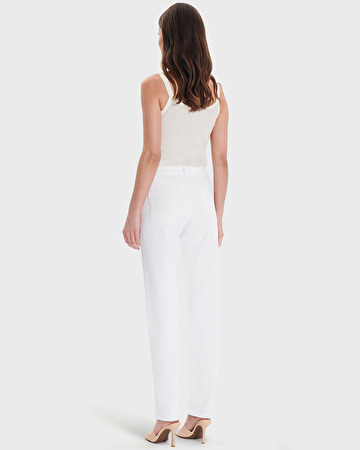 Jean Jayce White straight jeans ZAPA