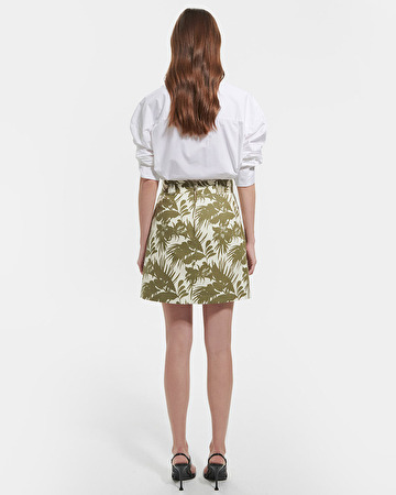 Johanna skirt Tropical print straight skirt ZAPA