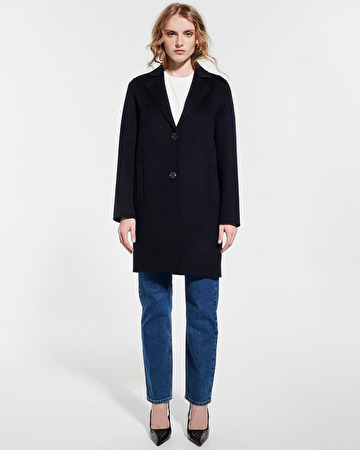 Matila coat Mid-length double-faced wool coat ZAPA