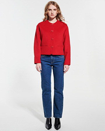 Minsk coat Red wool coat ZAPA