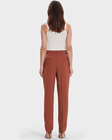 Pona pants Rust pleated pants ZAPA
