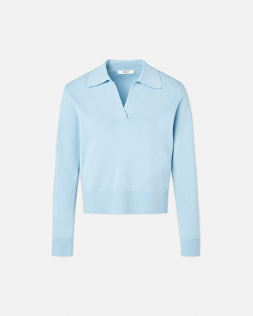 Namba sweater Loose sky blue sweater ZAPA