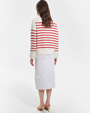 Nathaniel jumper Red striped jumper ZAPA