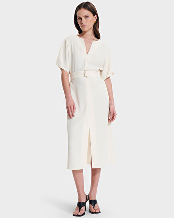 Rafaelle dress Long ecru flowing dress ZAPA