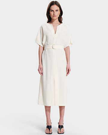 Rafaelle dress Long ecru flowing dress ZAPA