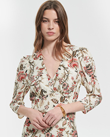 Roanita dress Floral print maxi dress ZAPA