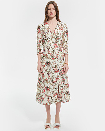 Roanita dress Floral print maxi dress ZAPA