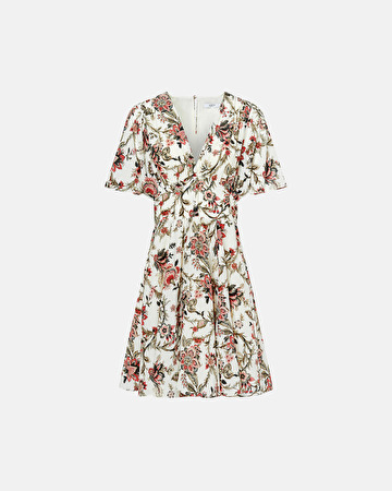 Roswell dress Short floral print dress ZAPA