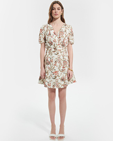 Russelina dress Floral print wrap dress ZAPA