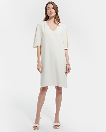 Rubilinda dress Short ecru dress ZAPA
