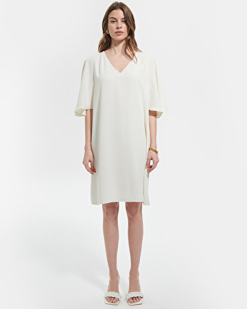 Rubilinda dress Short ecru dress ZAPA