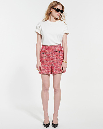 Seoul shorts Pink tweed shorts ZAPA