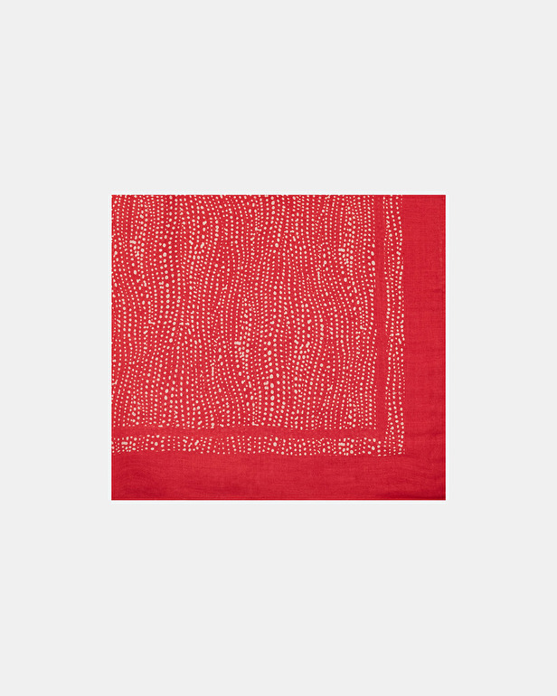 Frida stole Red print stole ZAPA