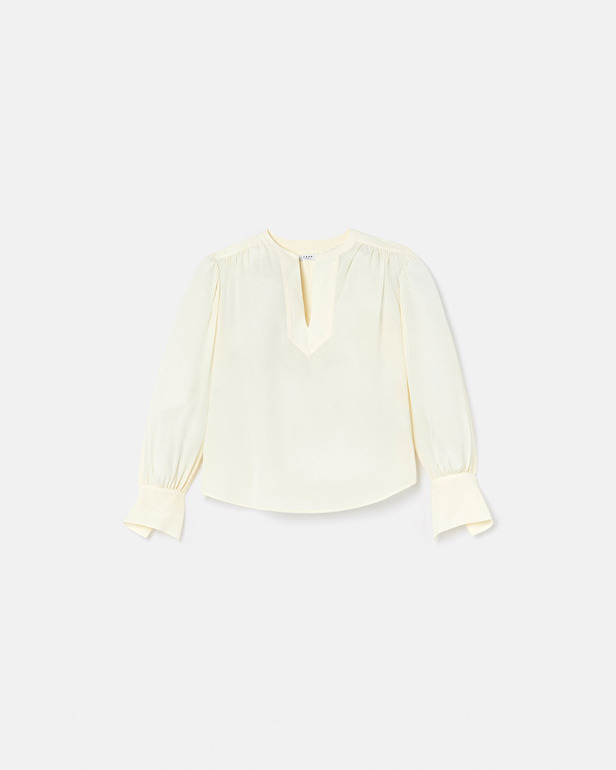 Bangkok blouse Flowing ecru blouse ZAPA