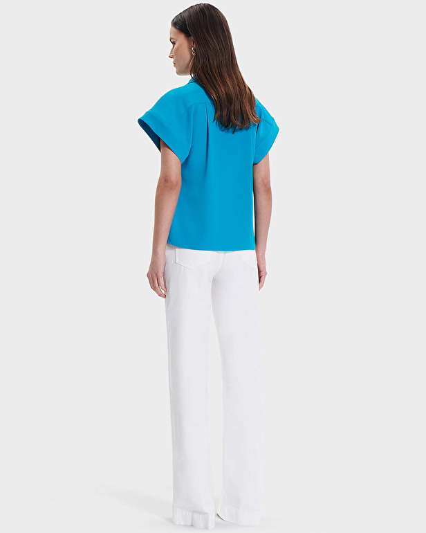 Top Tarina Peacock short sleeve shirt ZAPA