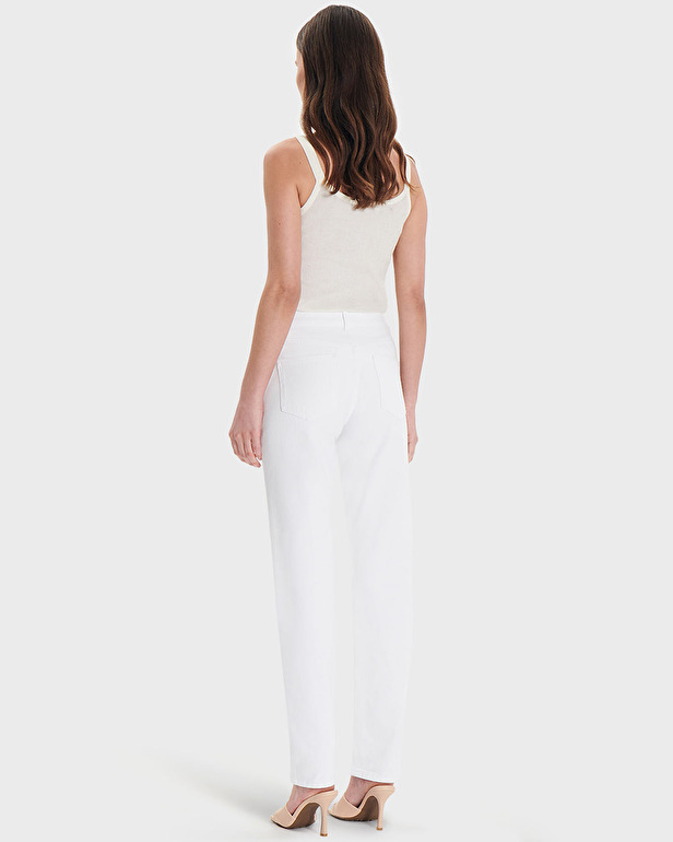 Jean Jayce White straight jeans ZAPA