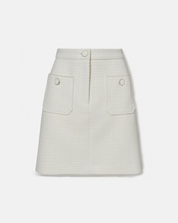 Jini skirt A-line tweed skirt ZAPA