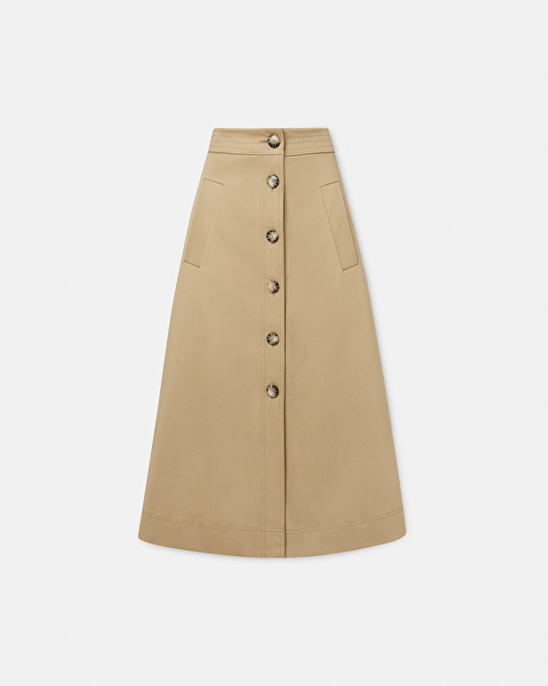 Jona skirt Long bronze skirt ZAPA