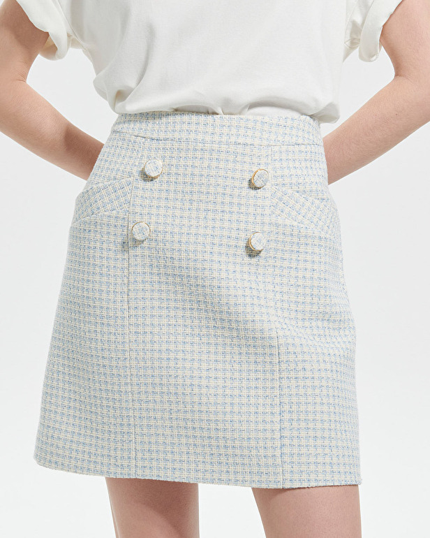 Jeralda skirt Short tweed skirt ZAPA