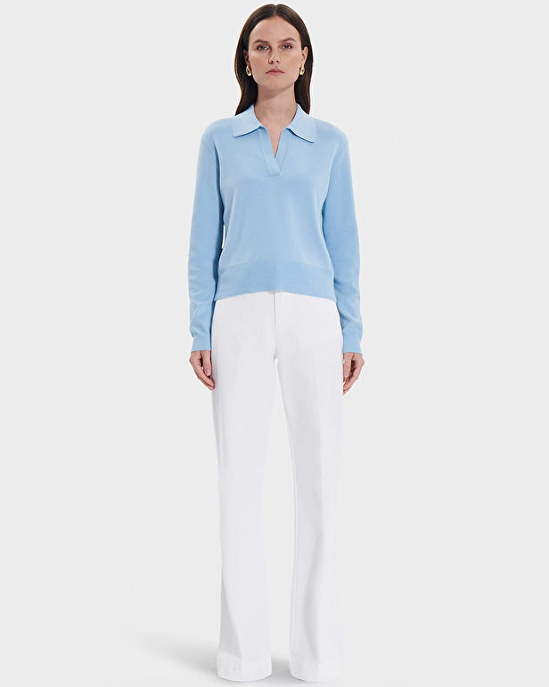 Namba sweater Loose sky blue sweater ZAPA