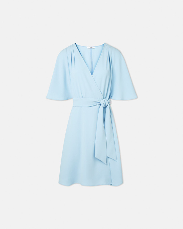 Russell dress Sky blue wrap dress ZAPA