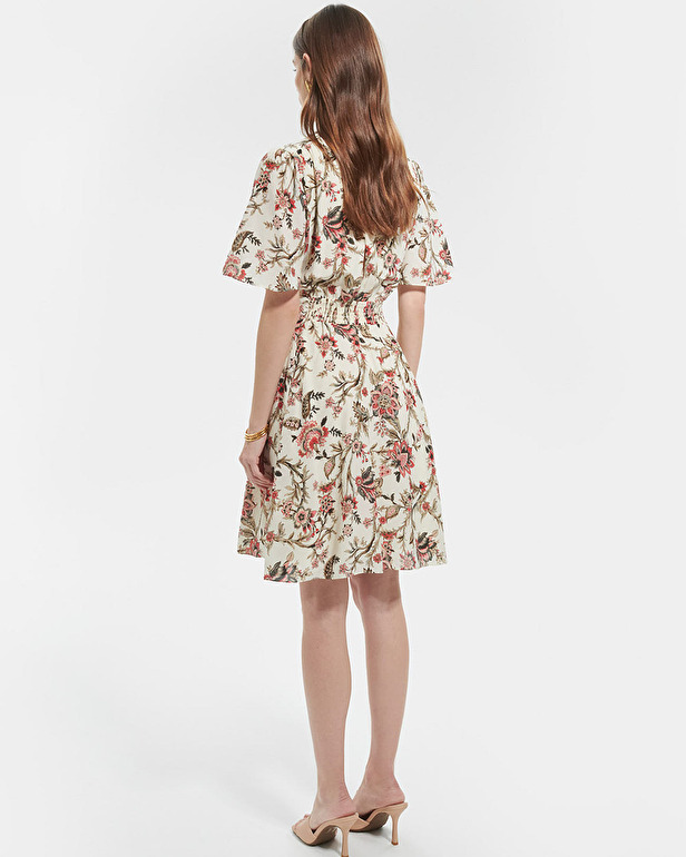 Roswell dress Short floral print dress ZAPA