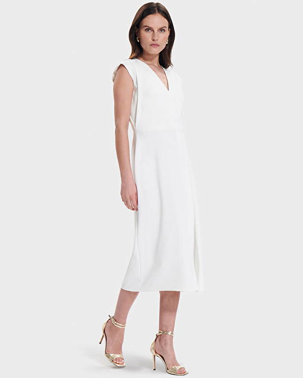 Roussel dress Ecru mid-length dress ZAPA