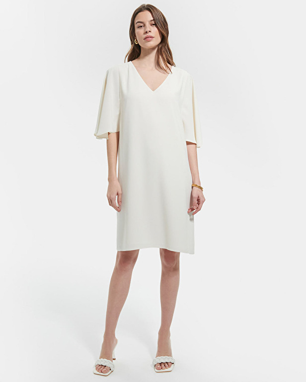 Rubilinda dress Short ecru dress ZAPA