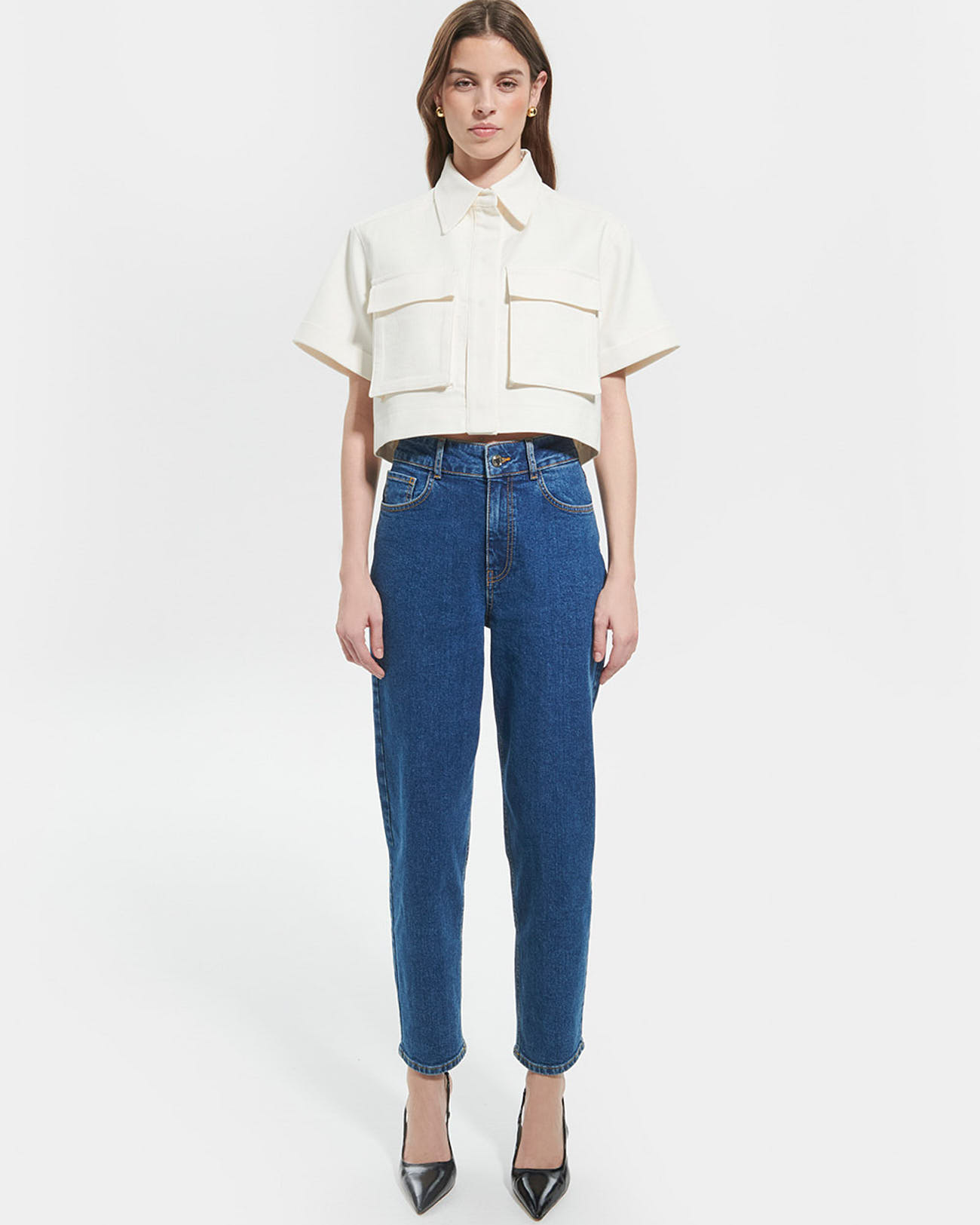 Vahin&eacute; Jacket Short ecru jacket ZAPA
