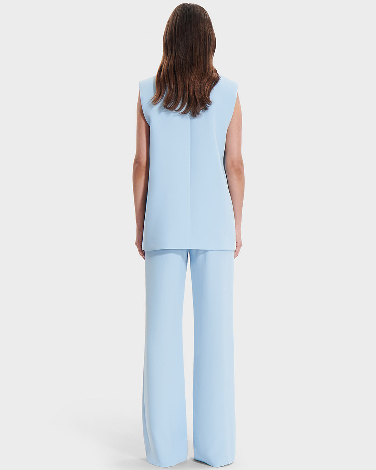 Vaasa Jacket Sky blue sleeveless jacket ZAPA