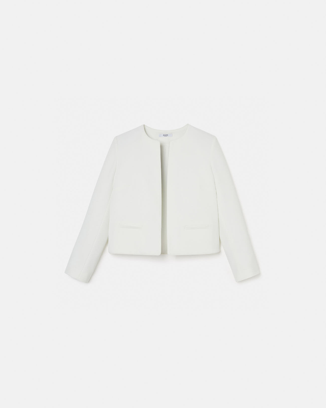 Vincenzo jacket Short ecru jacket ZAPA