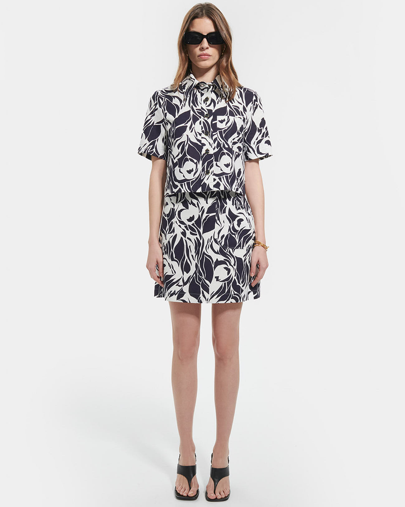 Celinette shirt Short printed shirt ZAPA