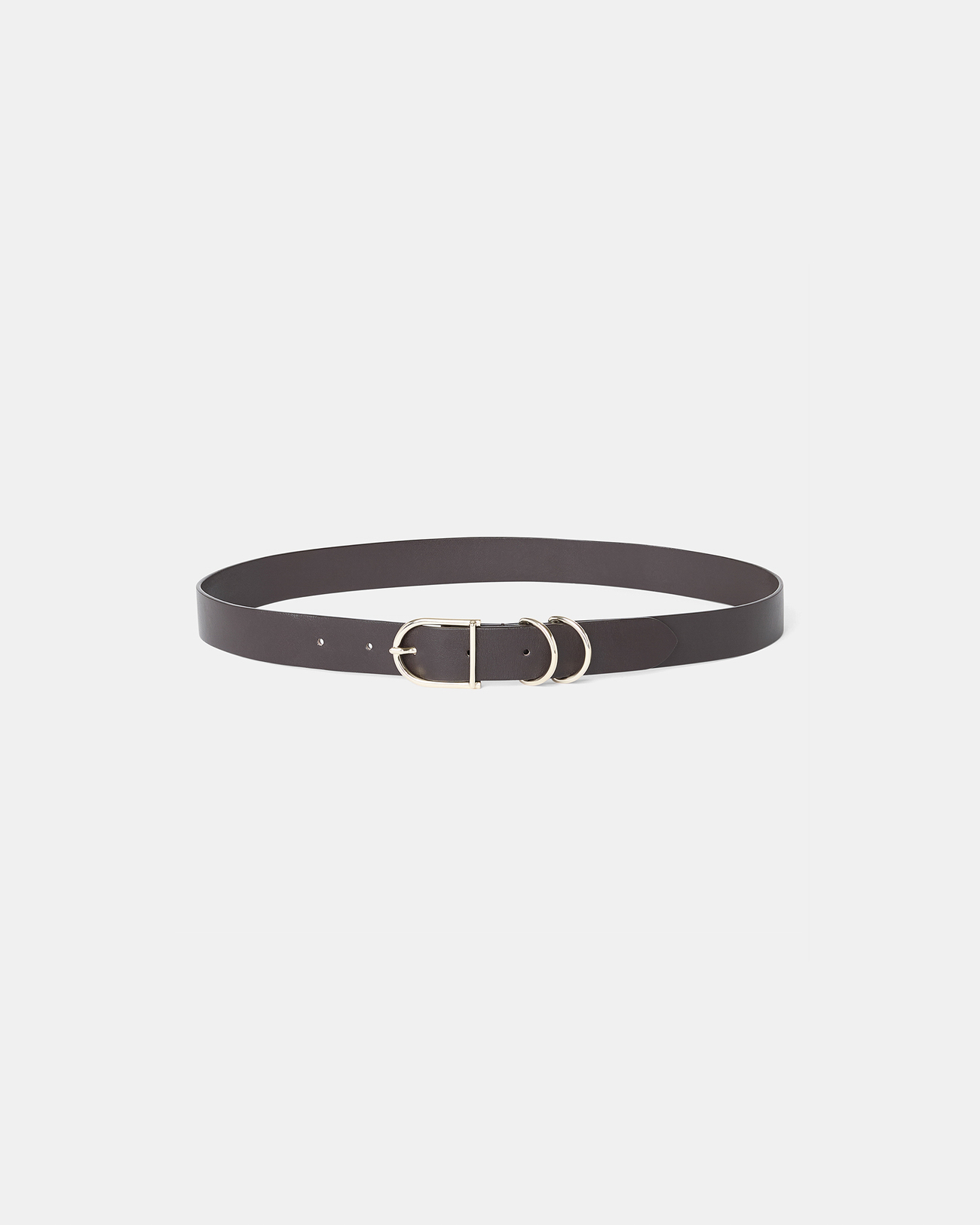 Clelia Belt Chocolate Smooth Belt ZAPA