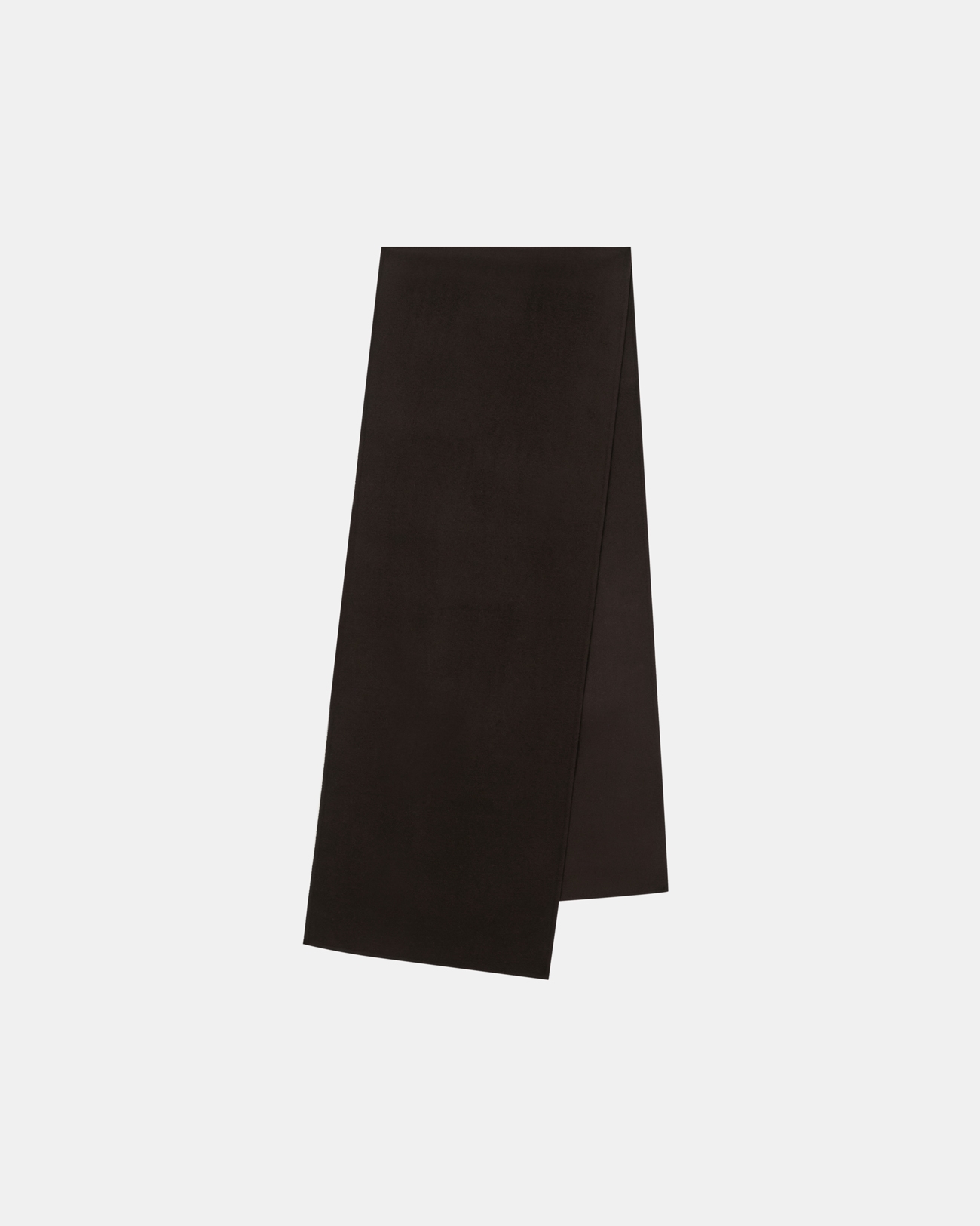 Evy scarf Chocolate double-faced scarf ZAPA