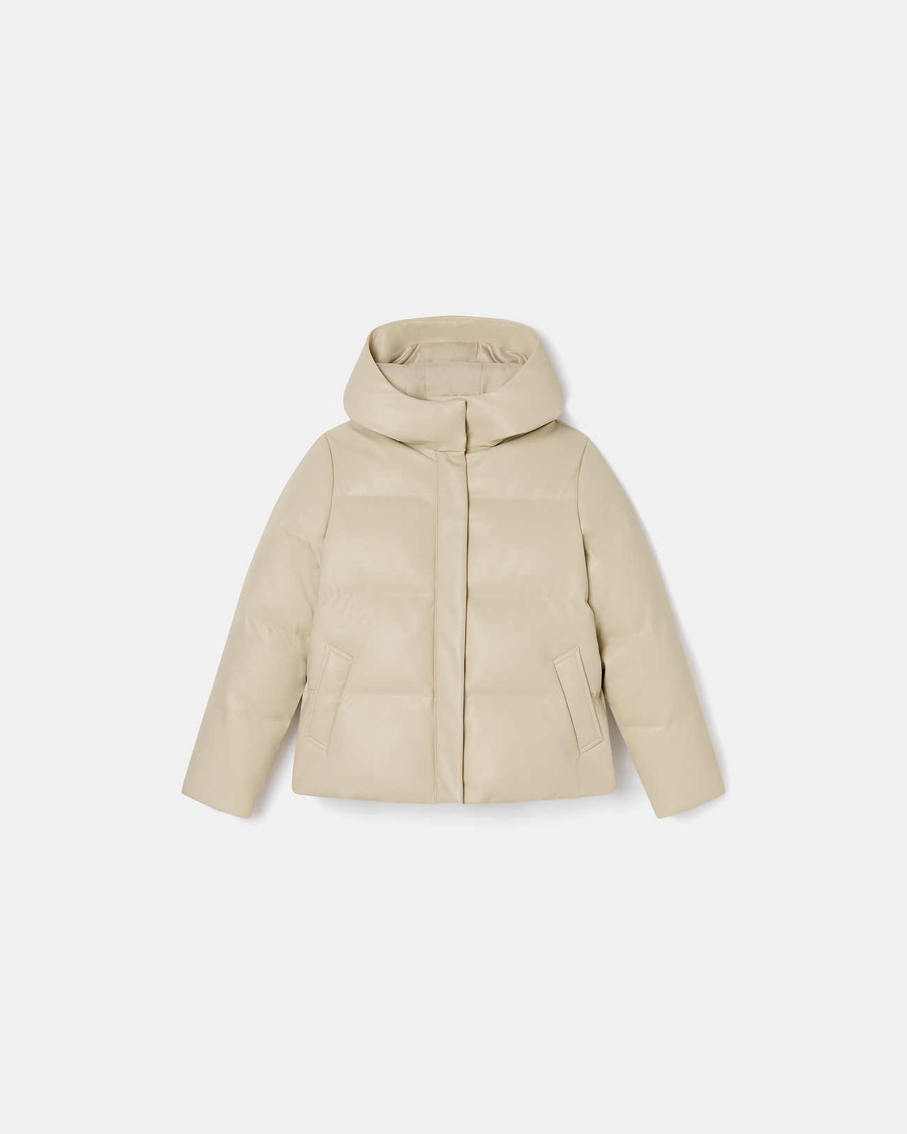 Diona Down Jacket Ecru Loose Down Jacket ZAPA