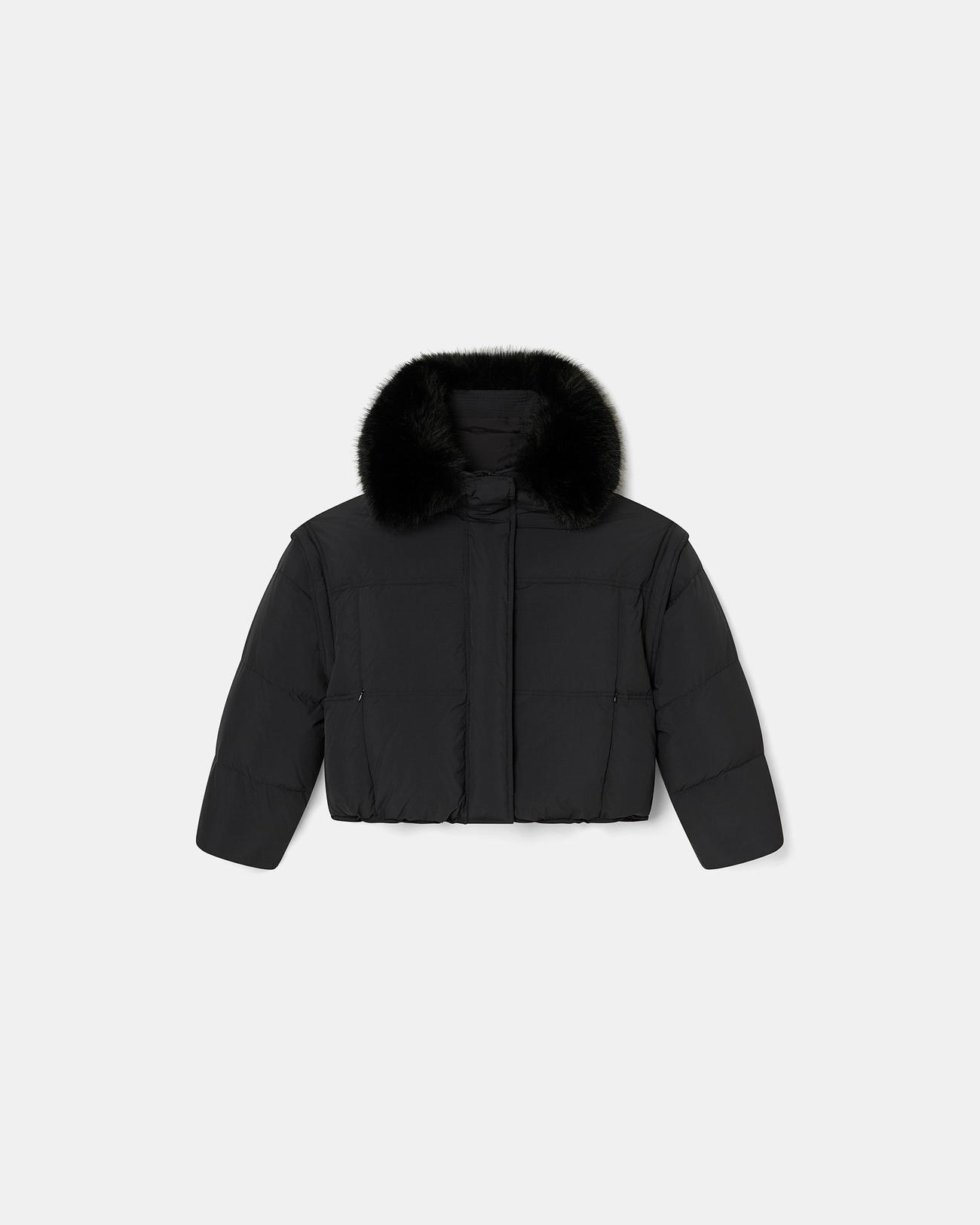 Denitsa Down Jacket Black Short Down Jacket ZAPA