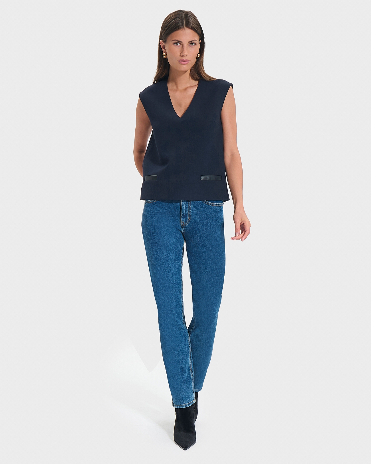 Truth top V-neck top ZAPA