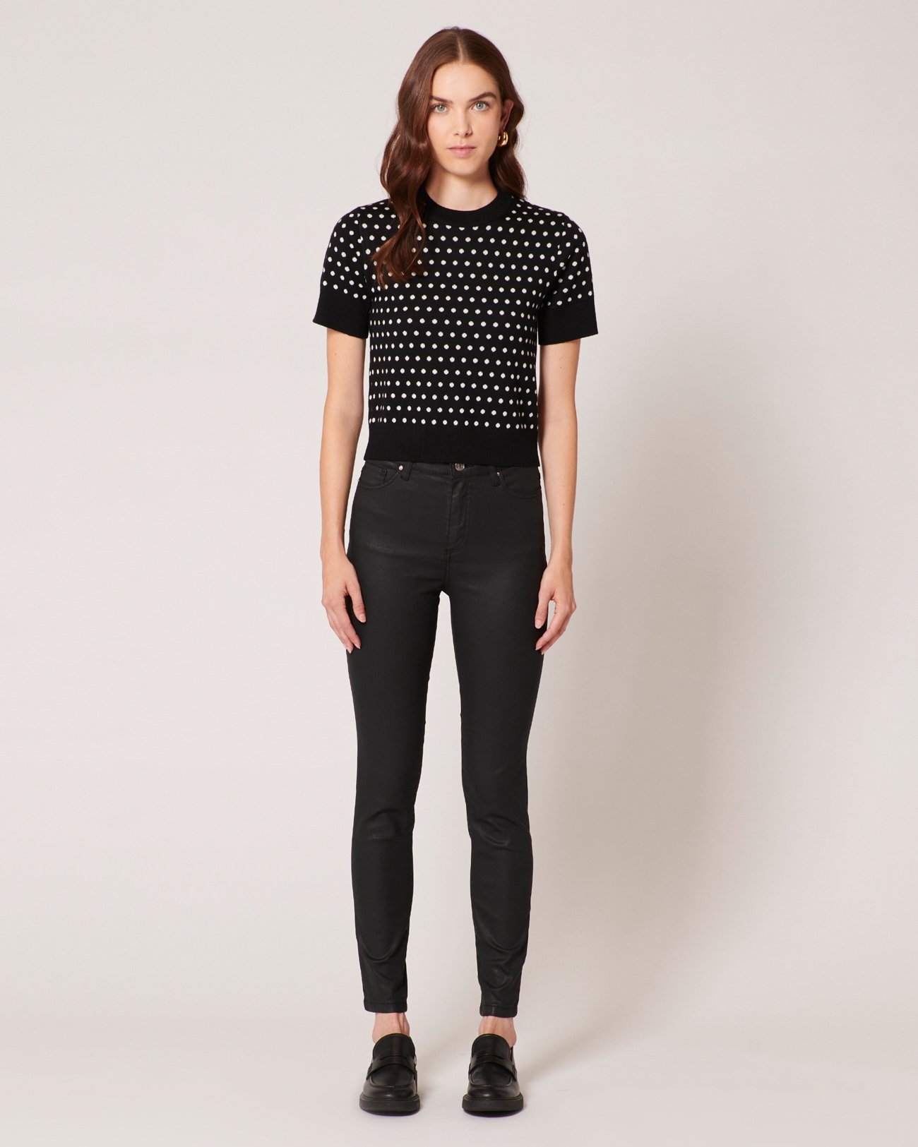 Jskinny jean Skinny jeans in medium black cotton ZAPA