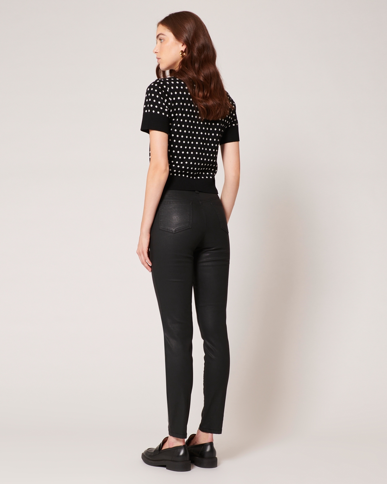 Jskinny jean Skinny jeans in medium black cotton ZAPA