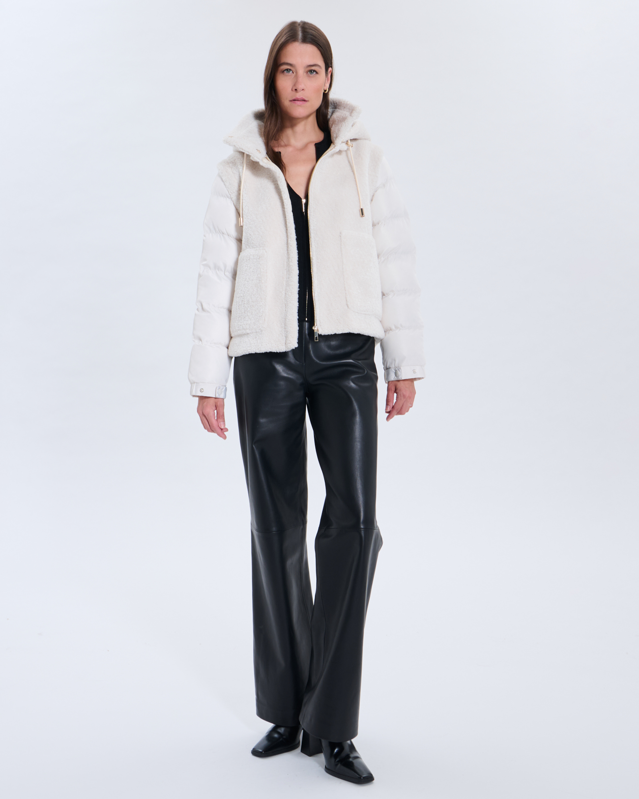 Modesta Puffy jacket Modesta Puffy jacket Unbleached ZAPA